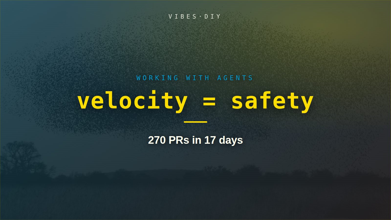 270 PRs in 17 days — the speed was the safety