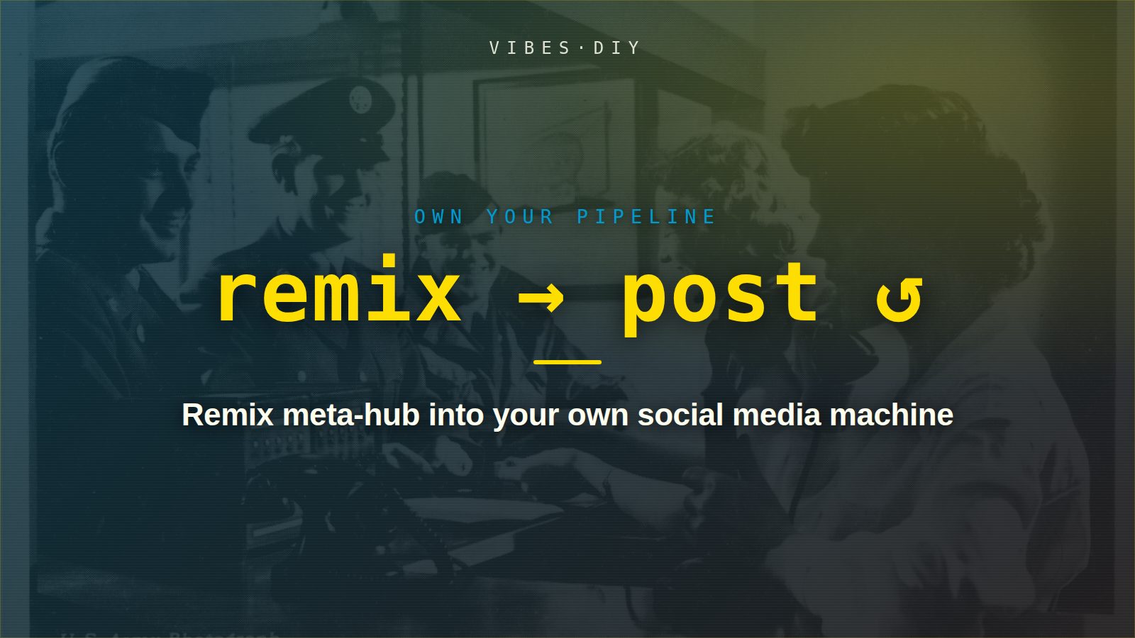 Remix meta-hub into your own social media machine